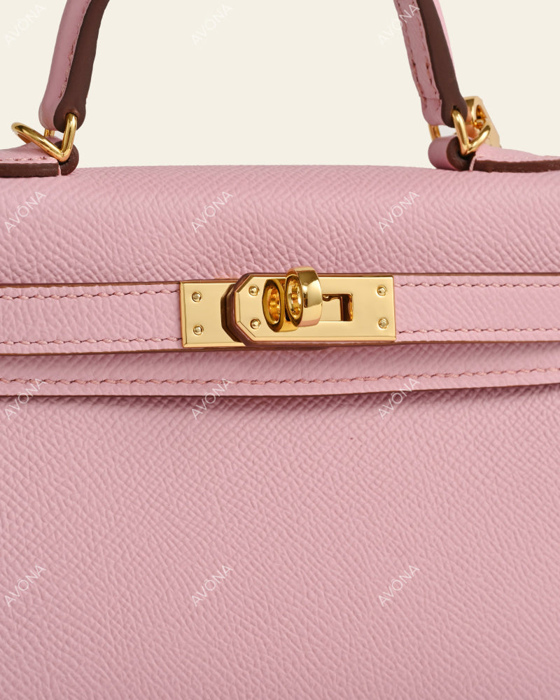 MINI MAUVE - XS - (W 19 × H 13 × D 4.5 cm) / GOLD