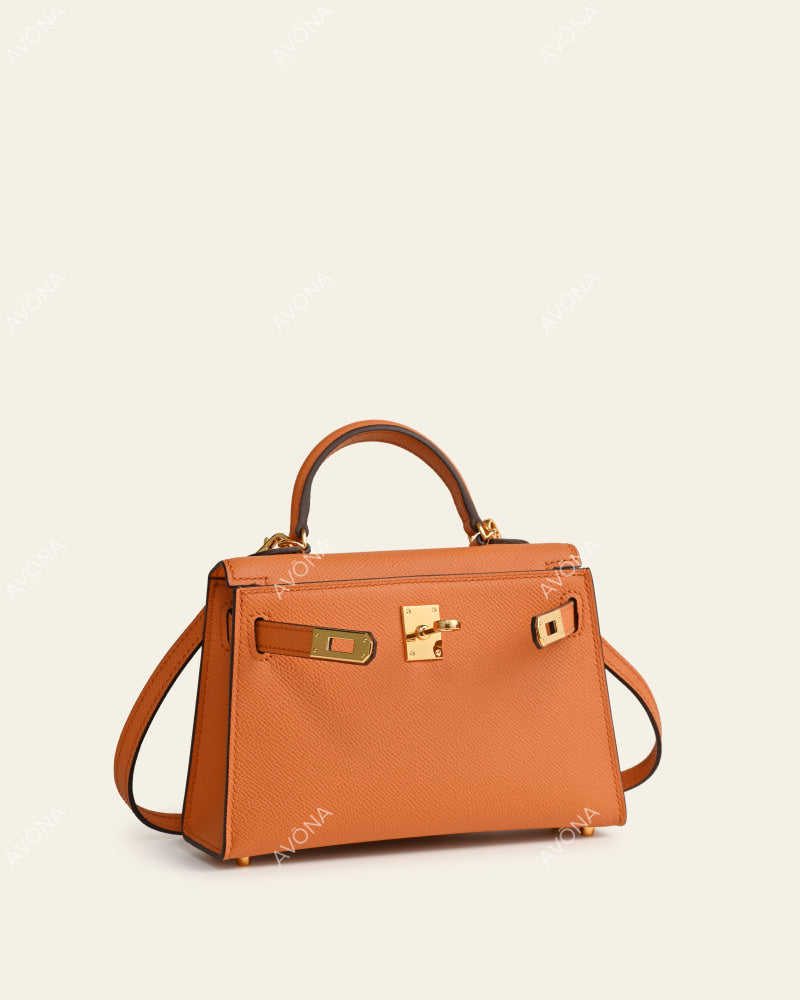 MINI ORANGE - XS - (W 19 × H 13 × D 4.5 cm) / GOLD