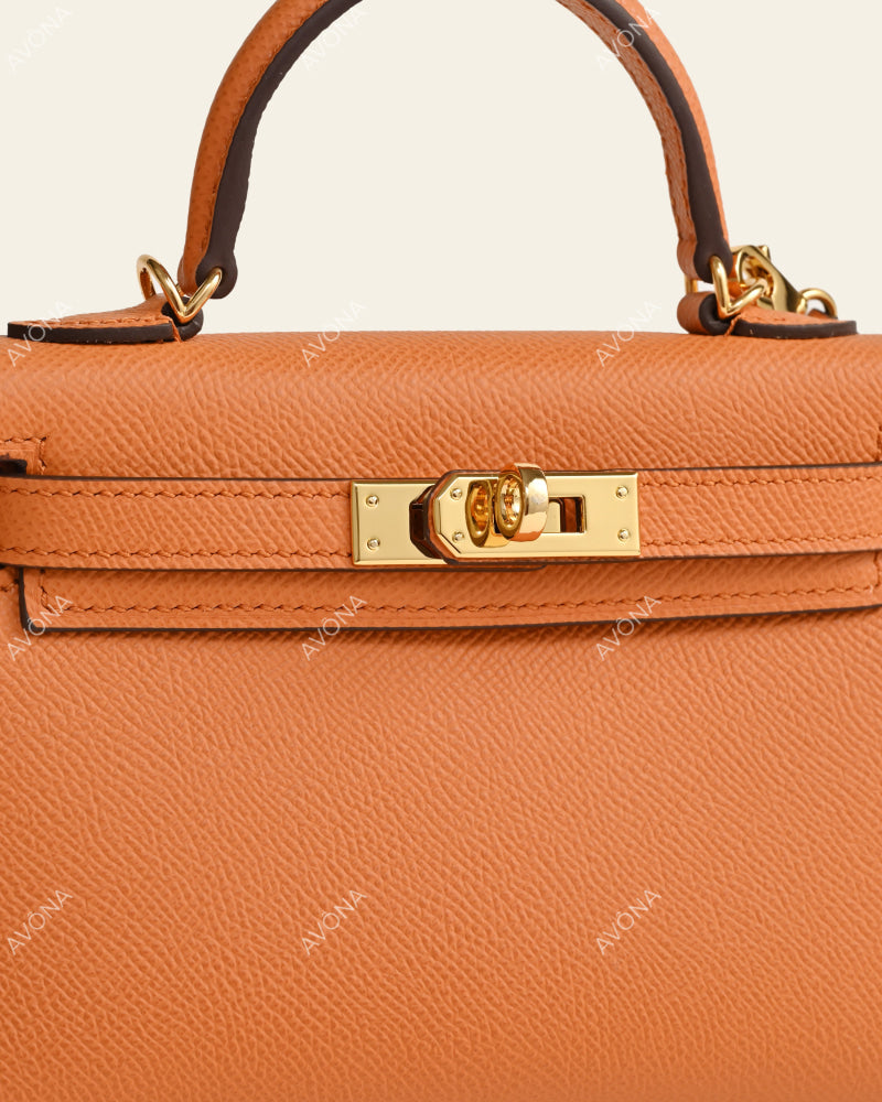 MINI ORANGE - XS - (W 19 × H 13 × D 4.5 cm) / GOLD
