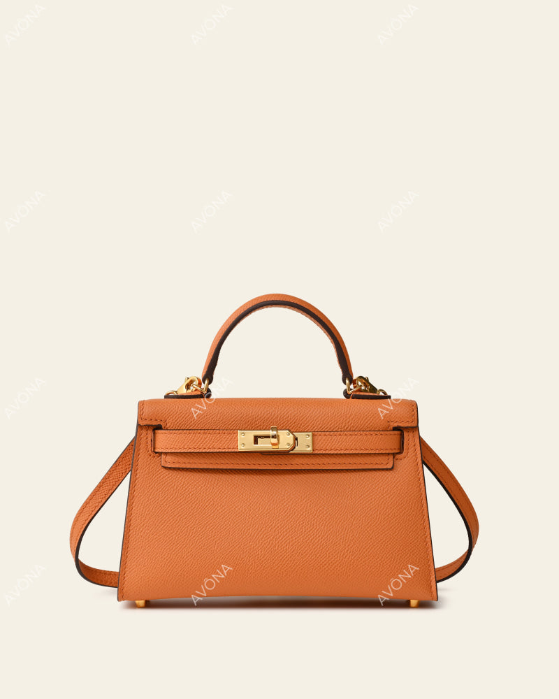 MINI ORANGE - XS - (W 19 × H 13 × D 4.5 cm) / GOLD