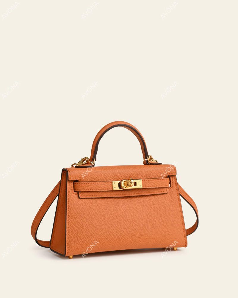 MINI ORANGE - XS - (W 19 × H 13 × D 4.5 cm) / GOLD