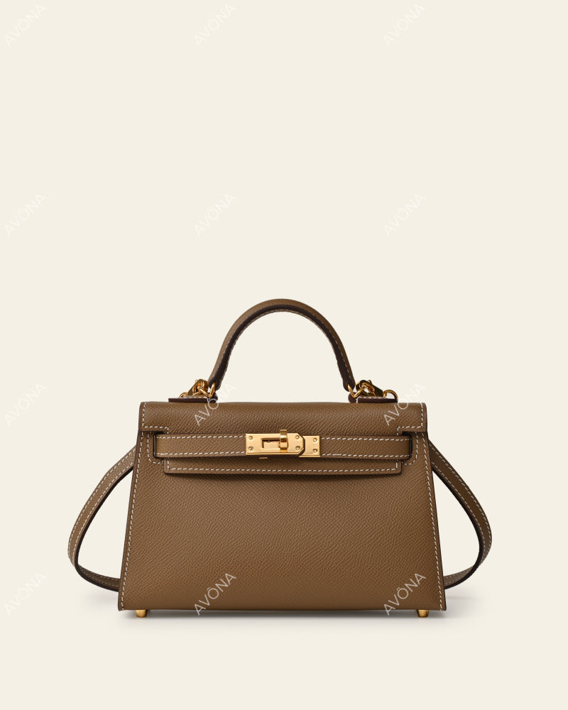 MINI PEBBLE - XS - (W 19 × H 13 × D 4.5 cm) / GOLD