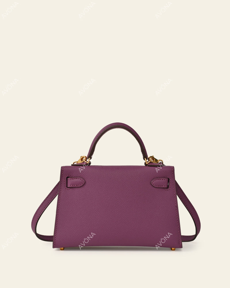 MINI PURPLE - XS - (W 19 × H 13 × D 4.5 cm) / GOLD