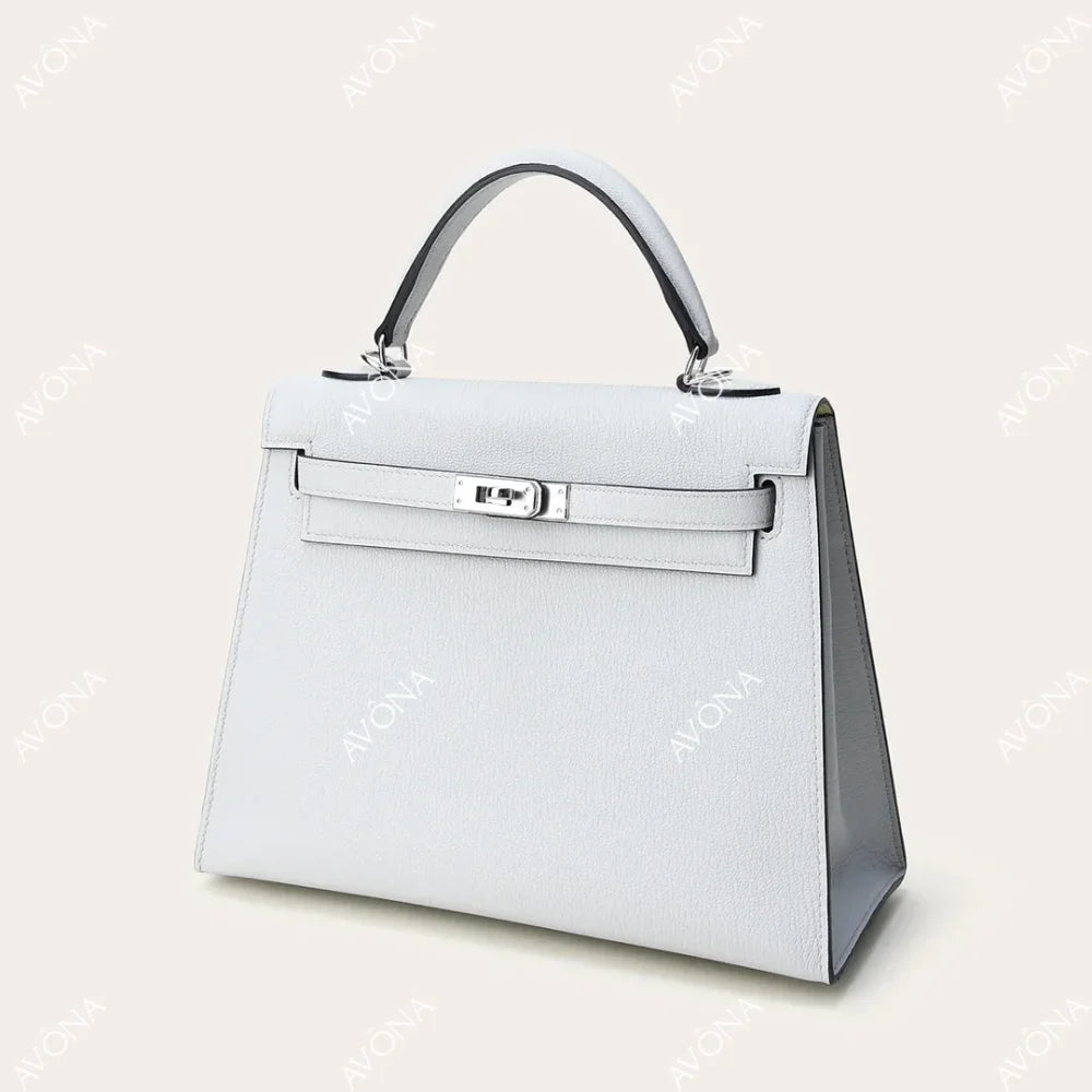 MIRAGE LINEN LUXE M (25x20x8cm) / SILVER