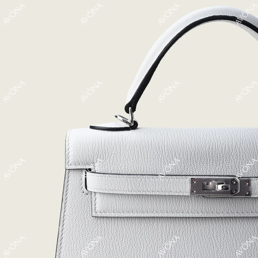 MIRAGE LINEN LUXE M (25x20x8cm) / SILVER