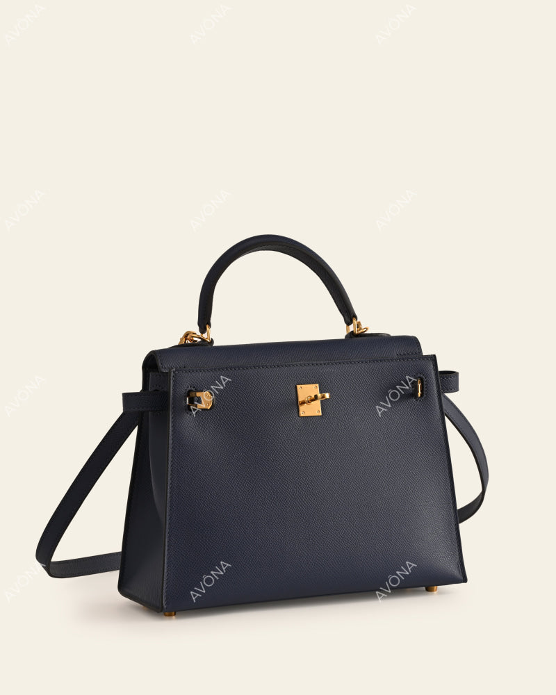 MIRAGE MIDNIGHT BLUE - M - (W 25 × H 18 × D 6 cm) / GOLD