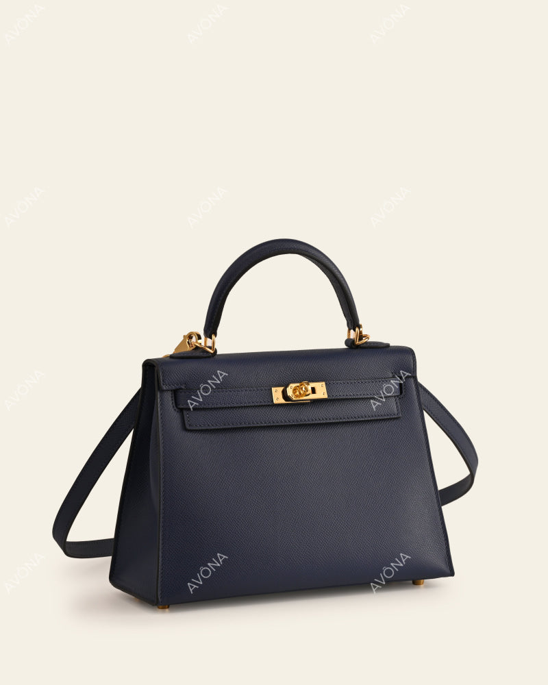 MIRAGE MIDNIGHT BLUE - M - (W 25 × H 18 × D 6 cm) / GOLD