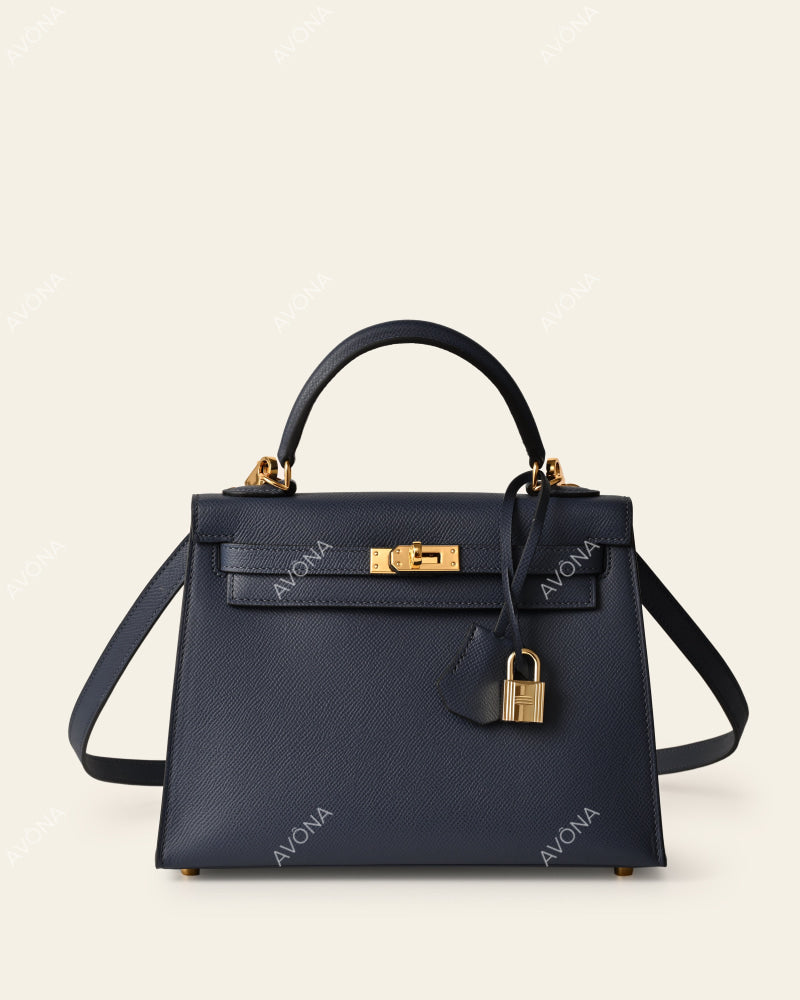 MIRAGE MIDNIGHT BLUE - M - (W 25 × H 18 × D 6 cm) / GOLD