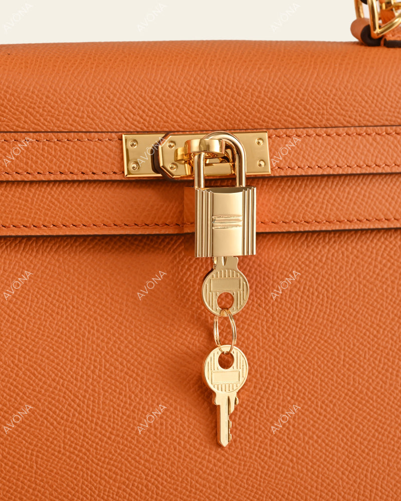 MIRAGE ORANGE - M - (W 25 × H 18 × D 6 cm) / GOLD