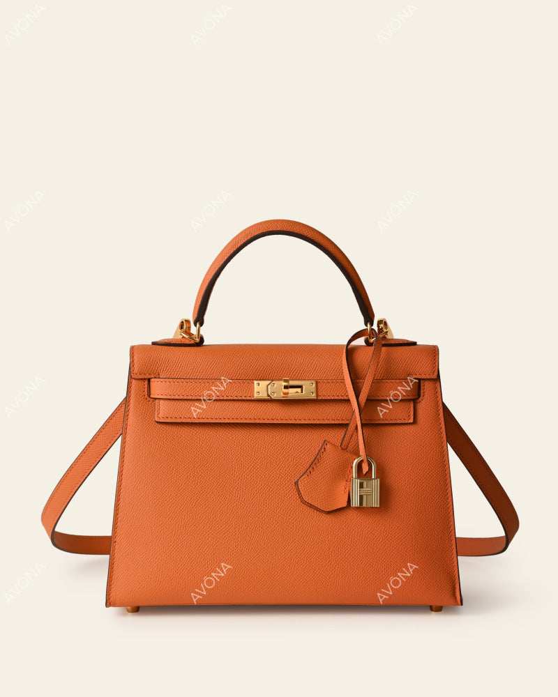 MIRAGE ORANGE - M - (W 25 × H 18 × D 6 cm) / GOLD