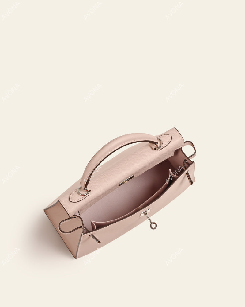 MIRAGE ROSE PETAL - M - (W 25 × H 18 × D 6 cm) / SILVER
