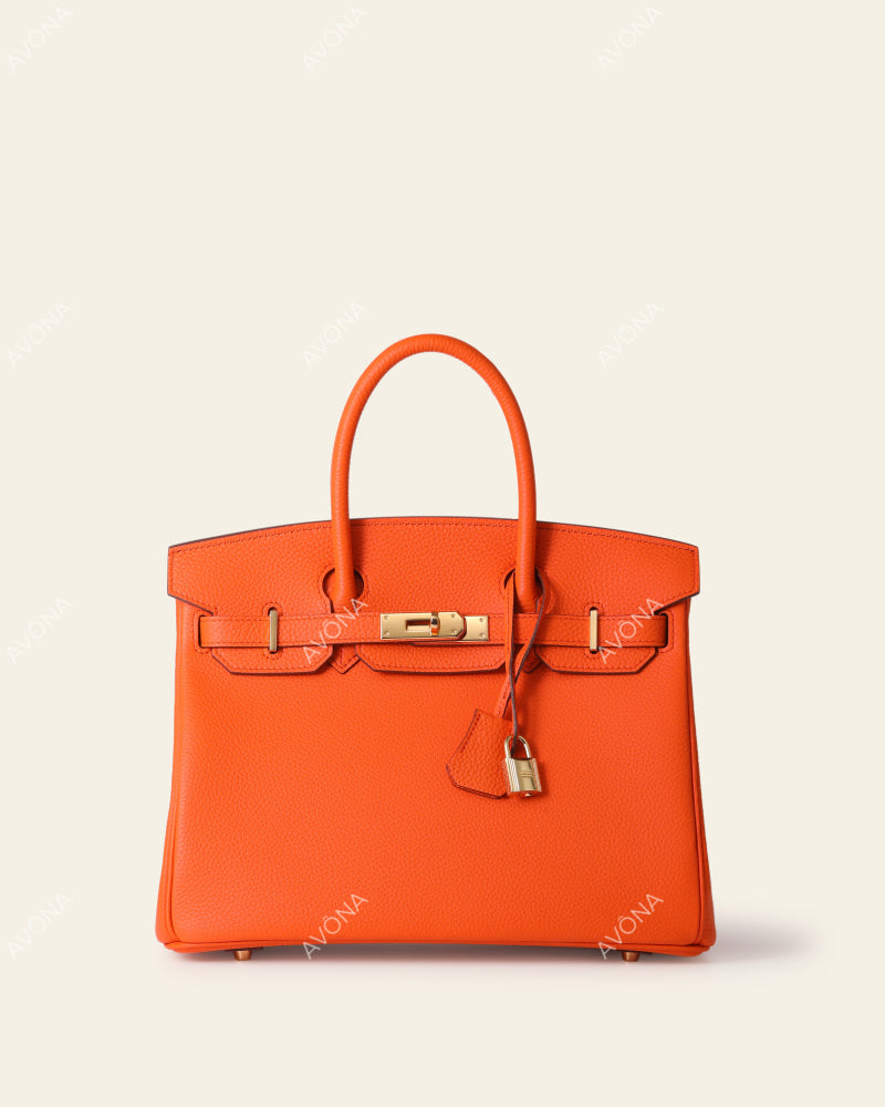 ORANGE - S - (W 25 x H 21 x D 12 cm) / GOLD - NO 40