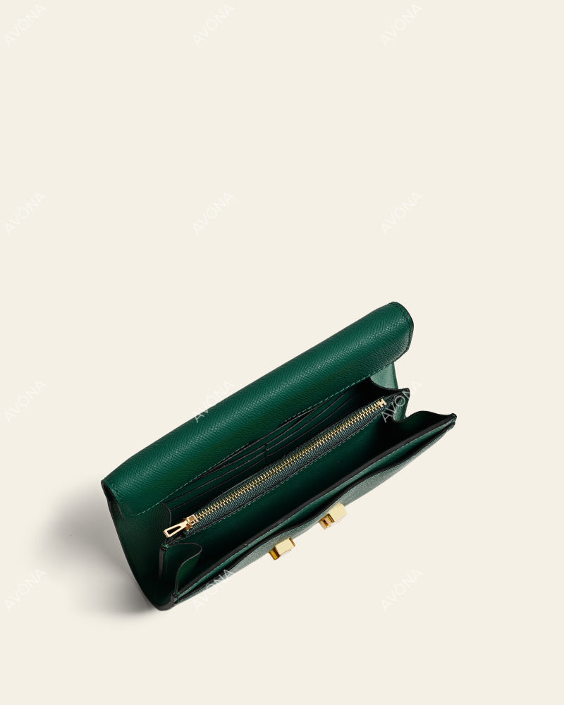 PALOMA EMERALD - S - (W 21 × H 14 × D 2 cm) / GOLD