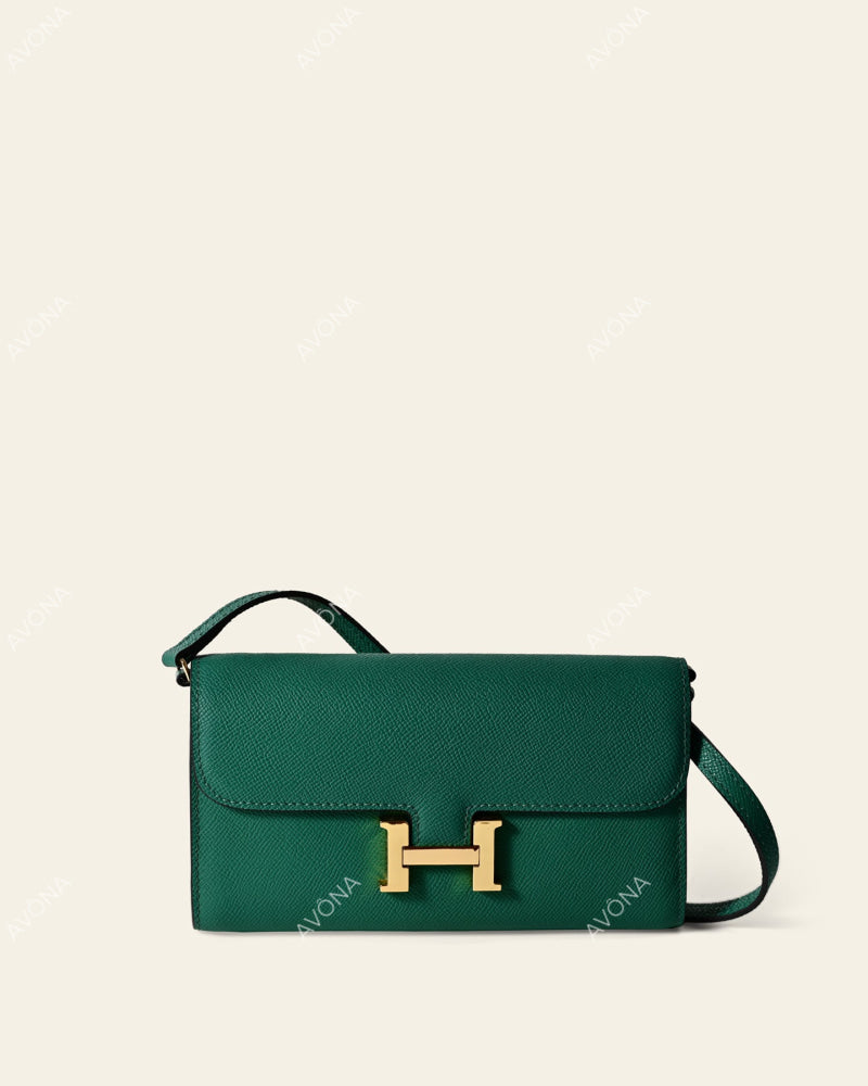 PALOMA EMERALD - S - (W 21 × H 14 × D 2 cm) / GOLD