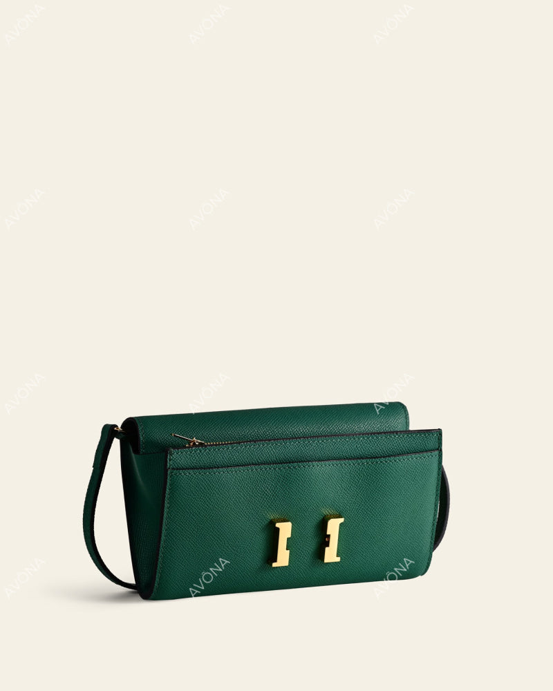 PALOMA EMERALD - S - (W 21 × H 14 × D 2 cm) / GOLD