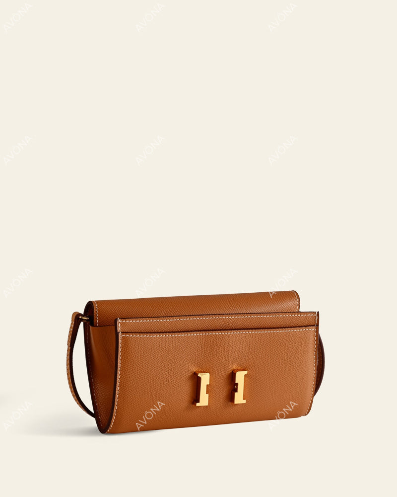 PALOMA GOLDEN BROWN - S - (W 21 × H 14 × D 2 cm) / GOLD