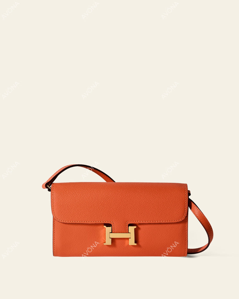 PALOMA ORANGE - S - (W 21 × H 14 × D 2 cm) / GOLD