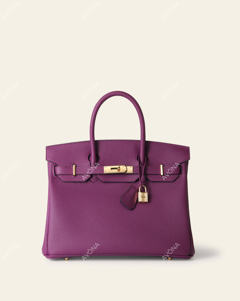 PURPLE - S - (W 25 x H 21 x D 12 cm) / GOLD