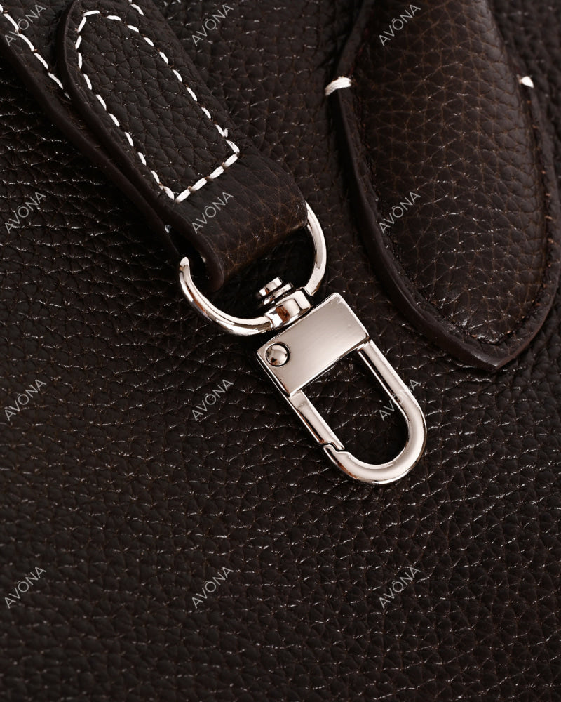 ROME PATINA EBONY - L - (W 32 x H 21 x D 10 cm) / SILVER