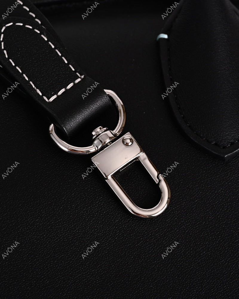 ROME SMOOTH ONYX - L - (W 32 x H 21 x D 10 cm) / SILVER