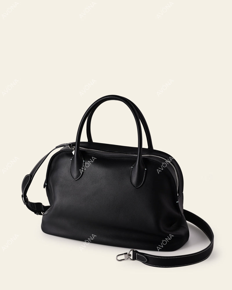 ROME SMOOTH ONYX - L - (W 32 x H 21 x D 10 cm) / SILVER
