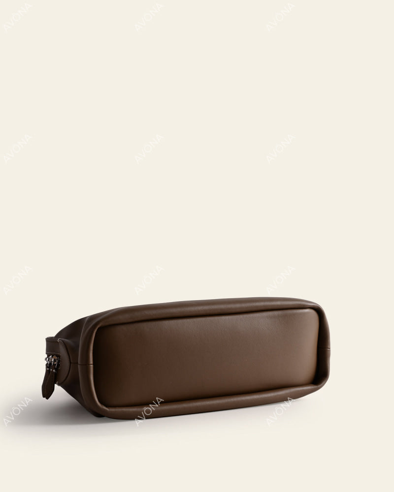 ROME SMOOTH PEBBLE - L - (W 32 x H 21 x D 10 cm) / SILVER