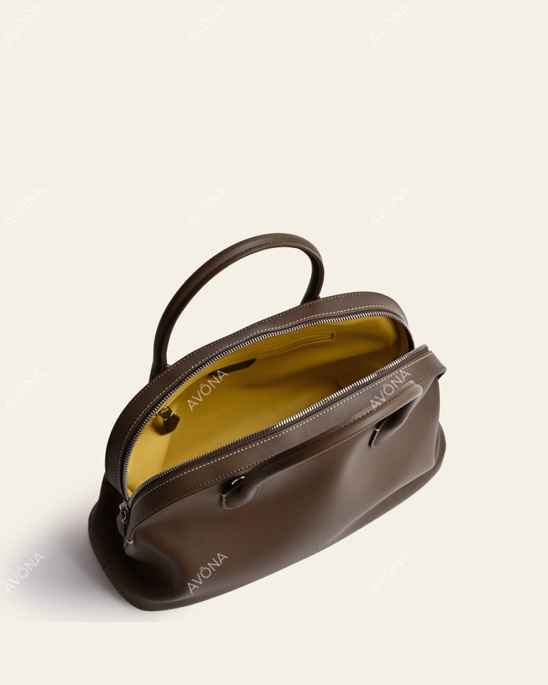 ROME SMOOTH PEBBLE - L - (W 32 x H 21 x D 10 cm) / SILVER