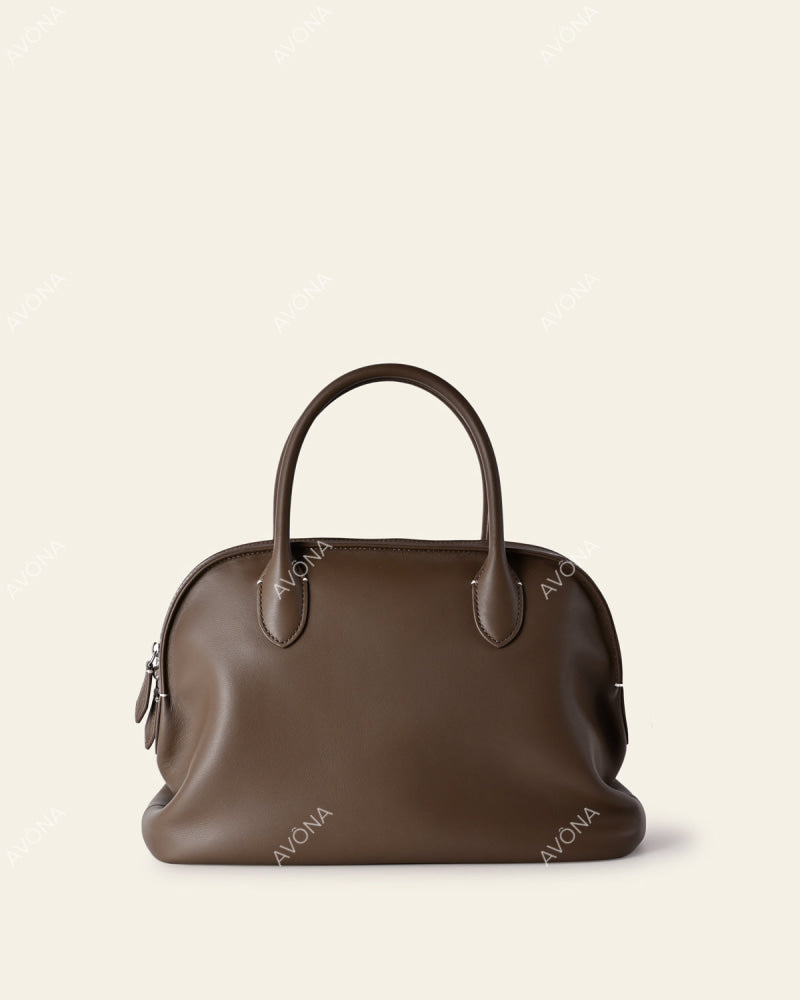 ROME SMOOTH PEBBLE - L - (W 32 x H 21 x D 10 cm) / SILVER