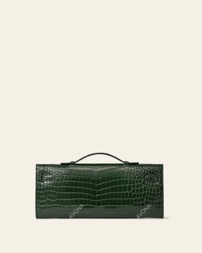 SOIRÉE - FOREST MUSE CROC - M - (W 31 × H 14 × D 2 cm) / GOLD