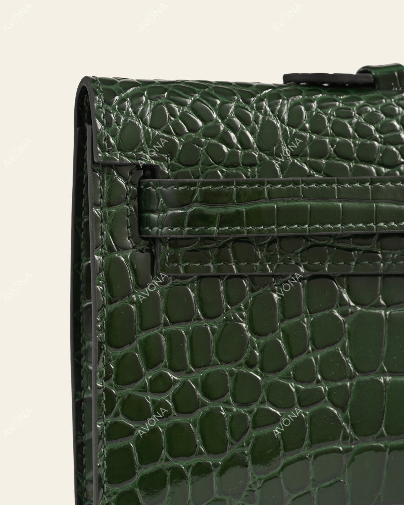 SOIRÉE - FOREST MUSE CROC - M - (W 31 × H 14 × D 2 cm) / GOLD