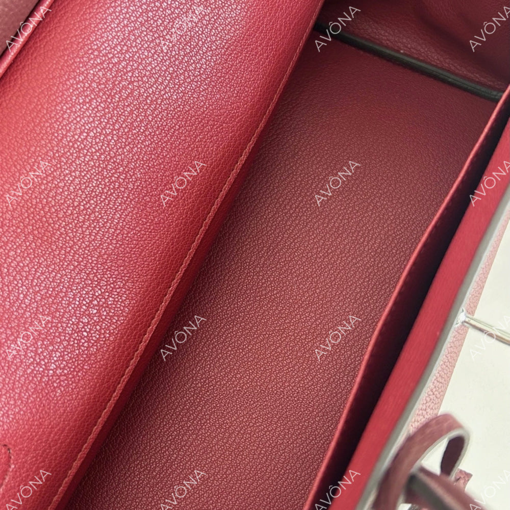 TOKIO BURGUNDY - SHOULDER EDITION M (29x15x16cm) / SILVER