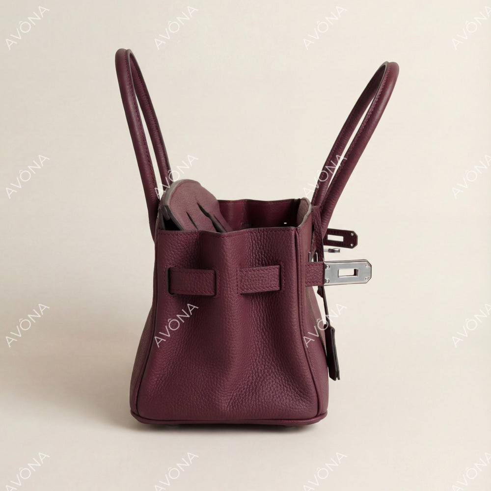 TOKIO BURGUNDY - SHOULDER EDITION M (29x15x16cm) / SILVER