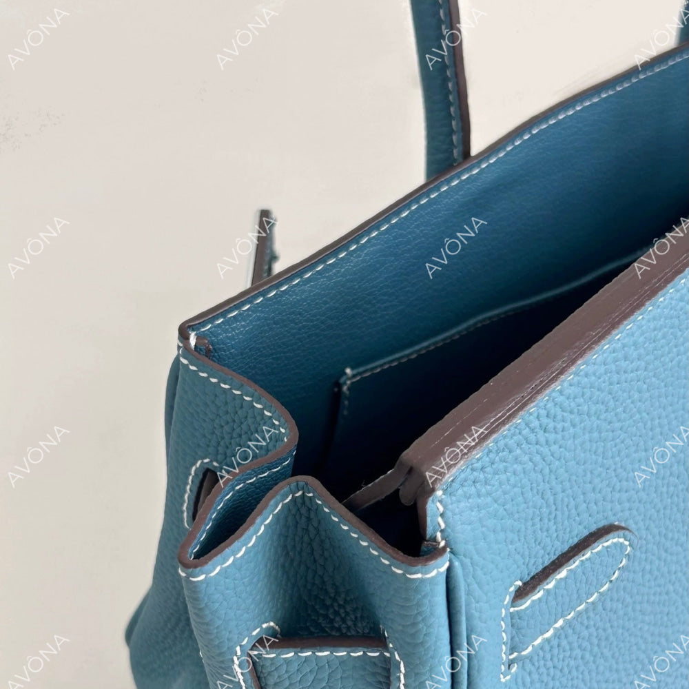 TOKIO DENIM BLUE - SHOULDER EDITION M (29x15x16cm) / SILVER