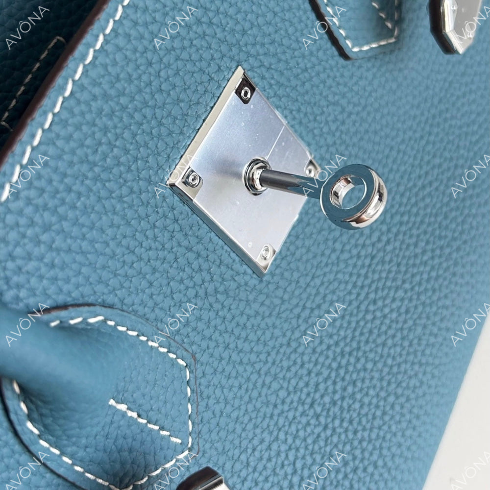 TOKIO DENIM BLUE - SHOULDER EDITION M (29x15x16cm) / SILVER