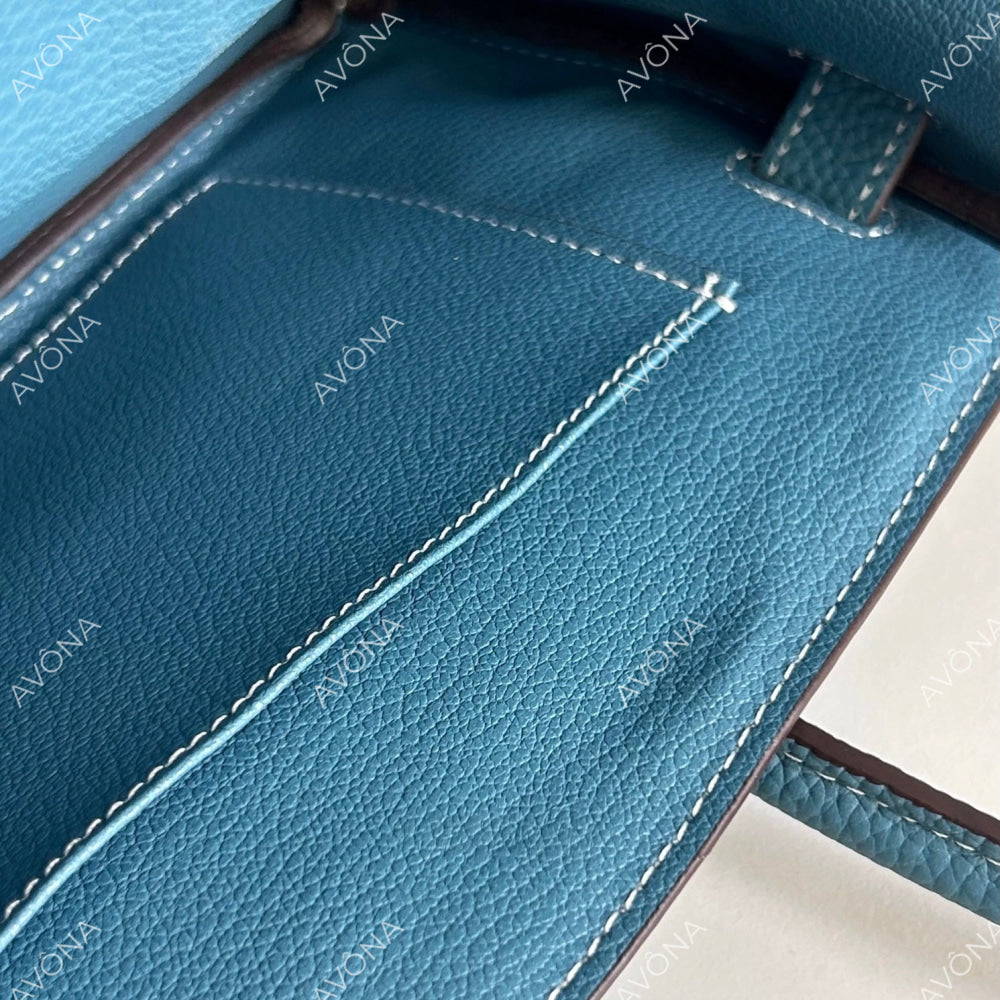 TOKIO DENIM BLUE - SHOULDER EDITION M (29x15x16cm) / SILVER