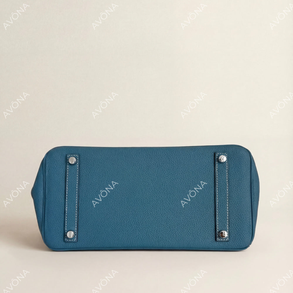 TOKIO DENIM BLUE - SHOULDER EDITION M (29x15x16cm) / SILVER