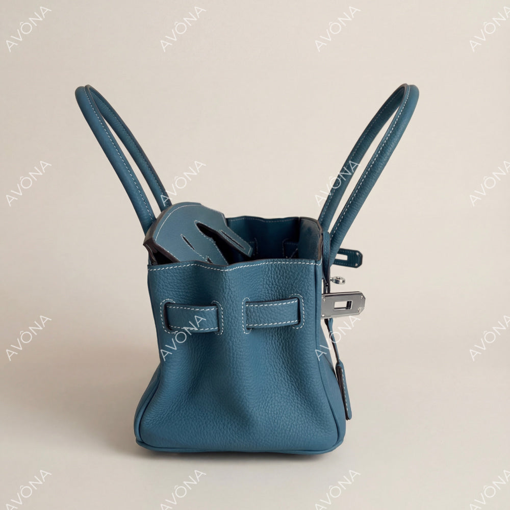 TOKIO DENIM BLUE - SHOULDER EDITION M (29x15x16cm) / SILVER