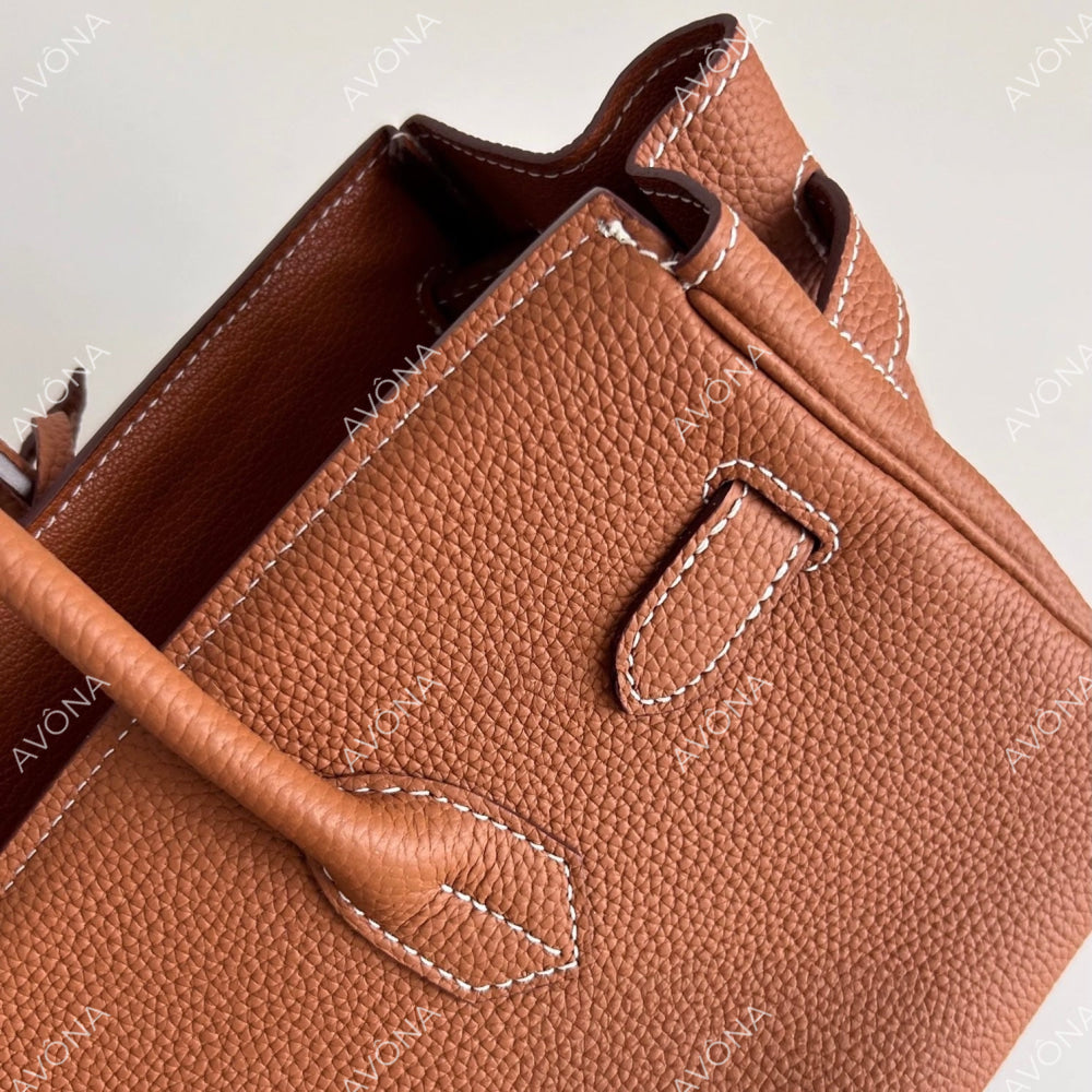 TOKIO GOLDEN BROWN - SHOULDER EDITION M (29x15x16cm) / SILVER