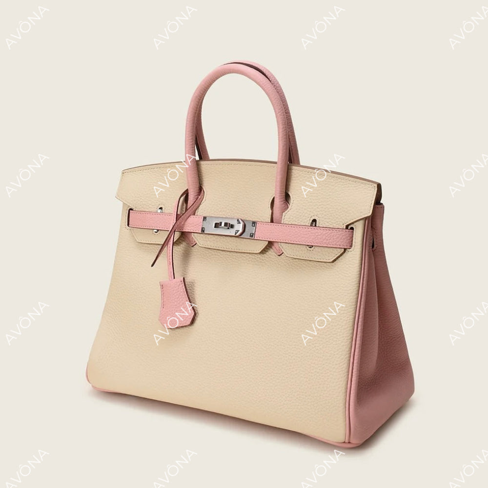 MACARON COLORBLOCK M (30x22x16cm) / SILVER