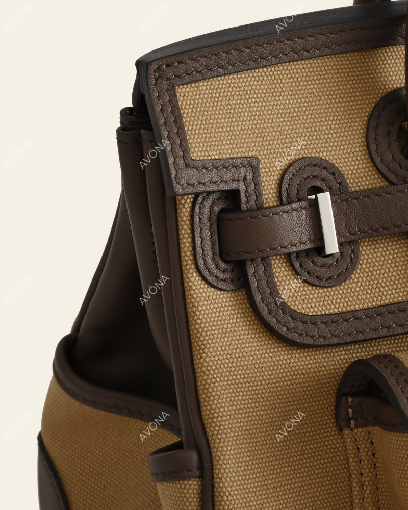 TOKIO MILITARY KHAKI - S - (W 25 x H 21 x D 12 cm)