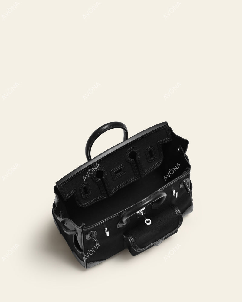 TOKIO MILITARY ONYX BLACK - S - (W 25 x H 21 x D 12 cm)
