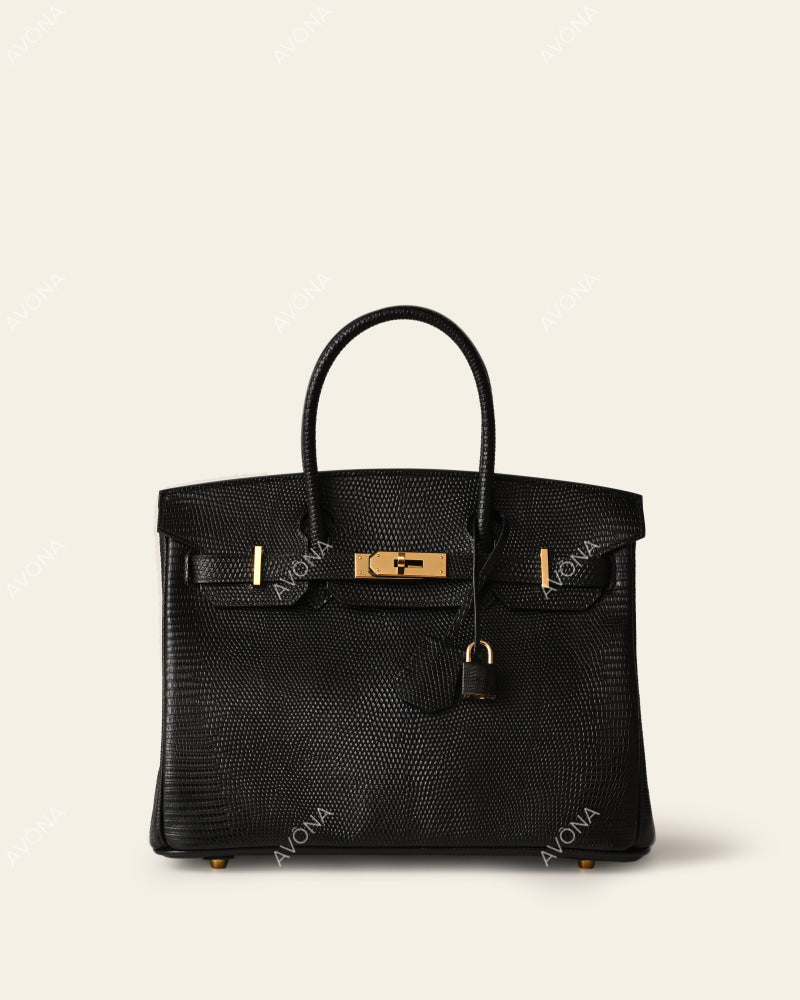 TOKIO ONYX LIZARD - S - (W 25 x H 21 x D 12 cm) / GOLD