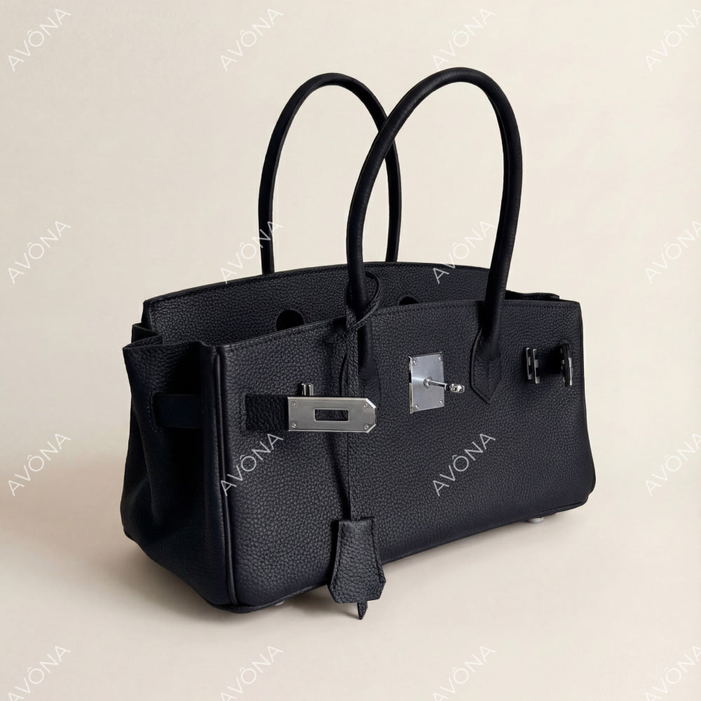 TOKIO ONYX - SHOULDER EDITION M (29x15x16cm) / SILVER