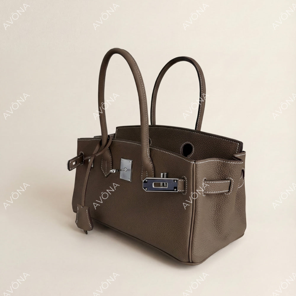 TOKIO PEBBLE - SHOULDER EDITION M (29x15x16cm) / SILVER