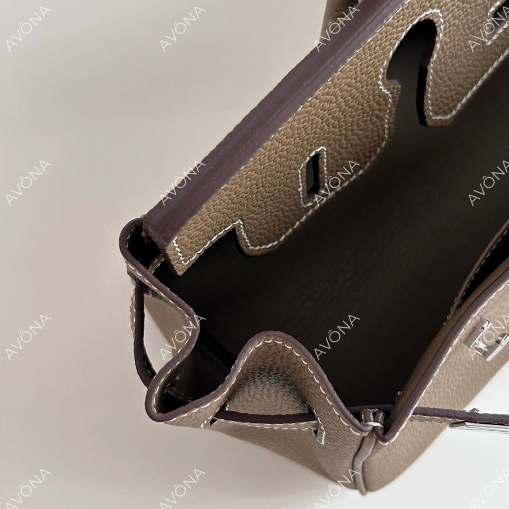 TOKIO PEBBLE - SHOULDER EDITION M (29x15x16cm) / SILVER