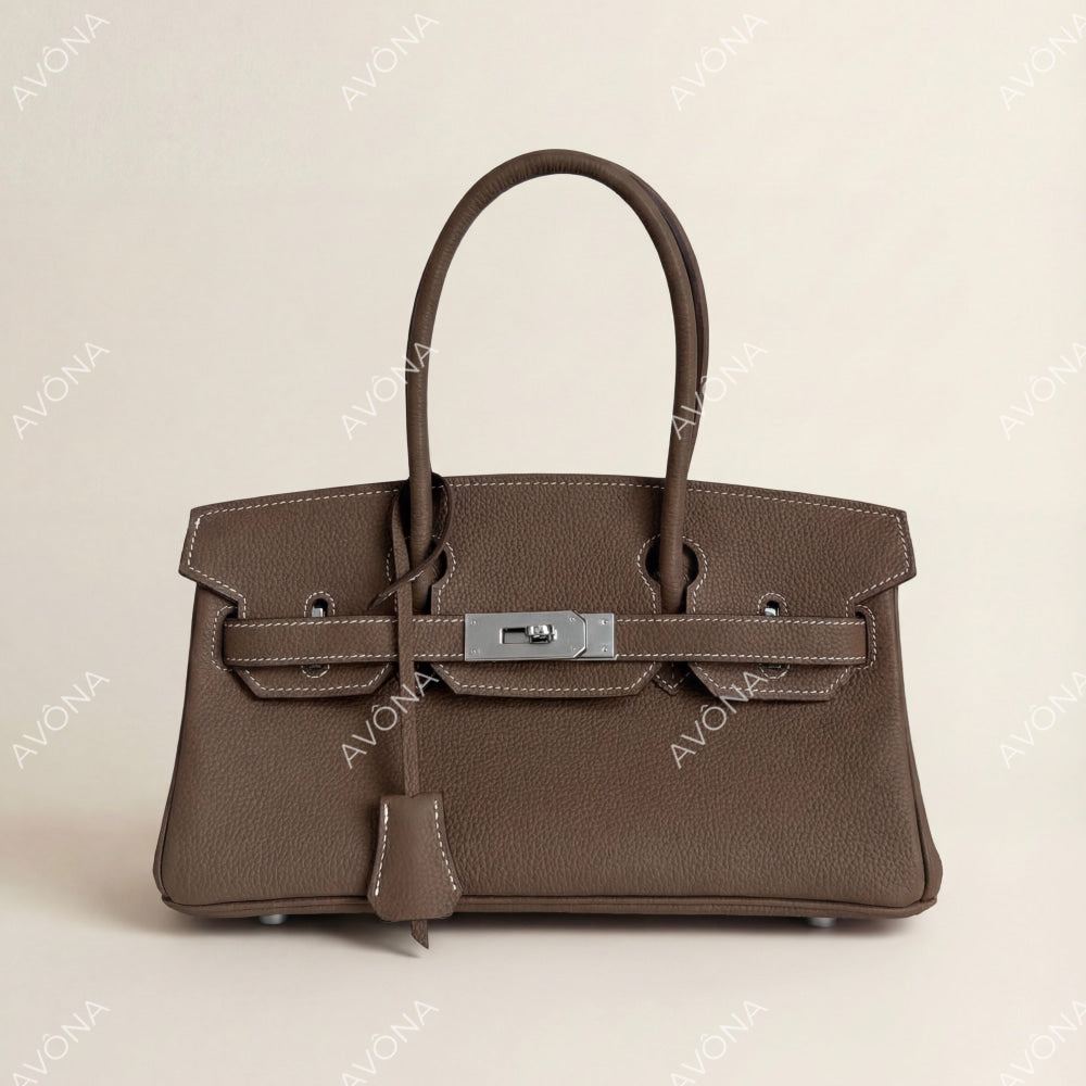 TOKIO PEBBLE - SHOULDER EDITION M (29x15x16cm) / SILVER