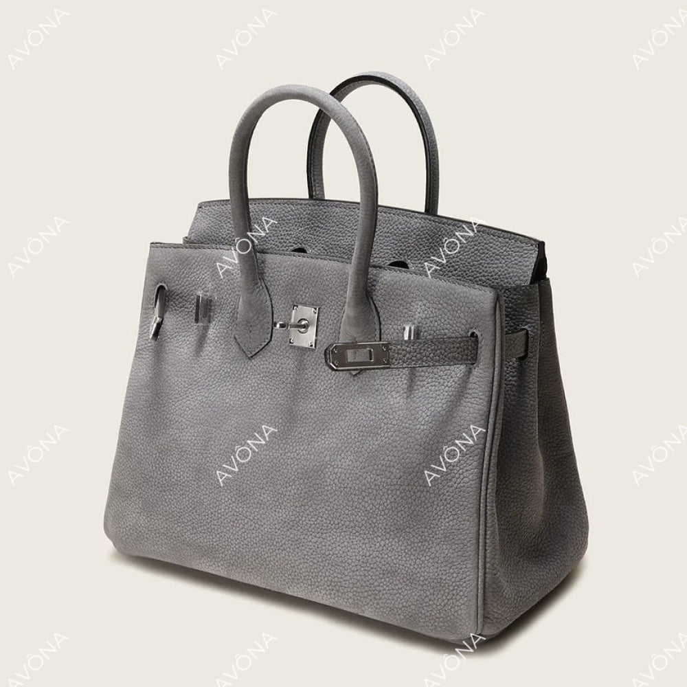 TOKIO VELVET GREY S (25x20x13cm) / SILVER