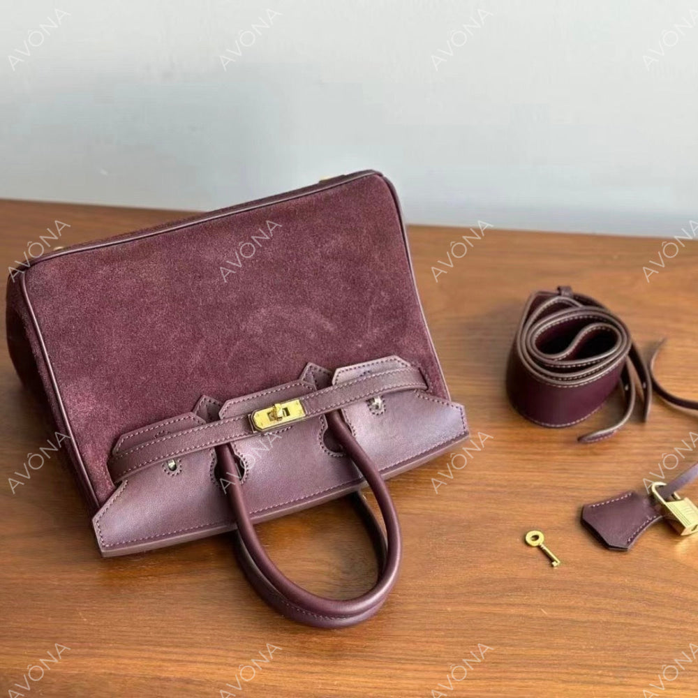 TOKIO VELVET SUEDE - BURGUNDY