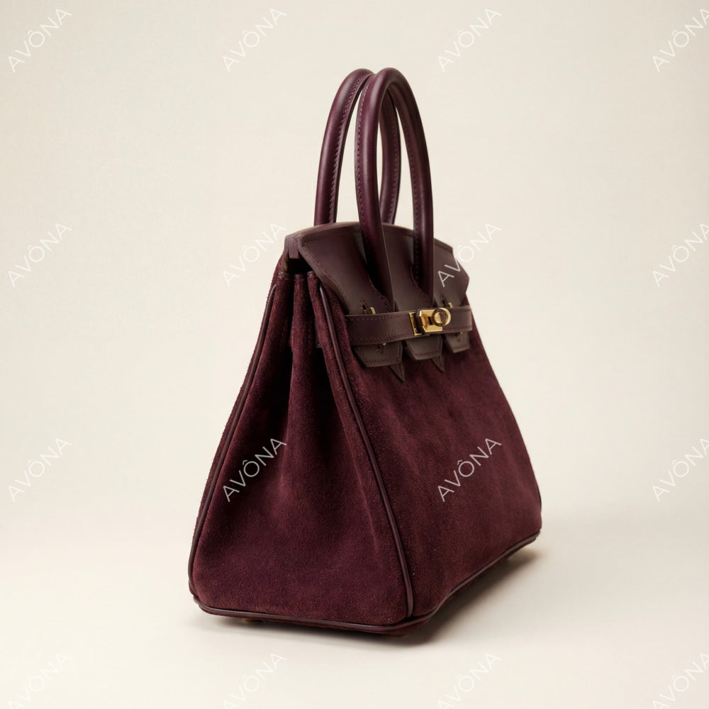 TOKIO VELVET SUEDE - BURGUNDY