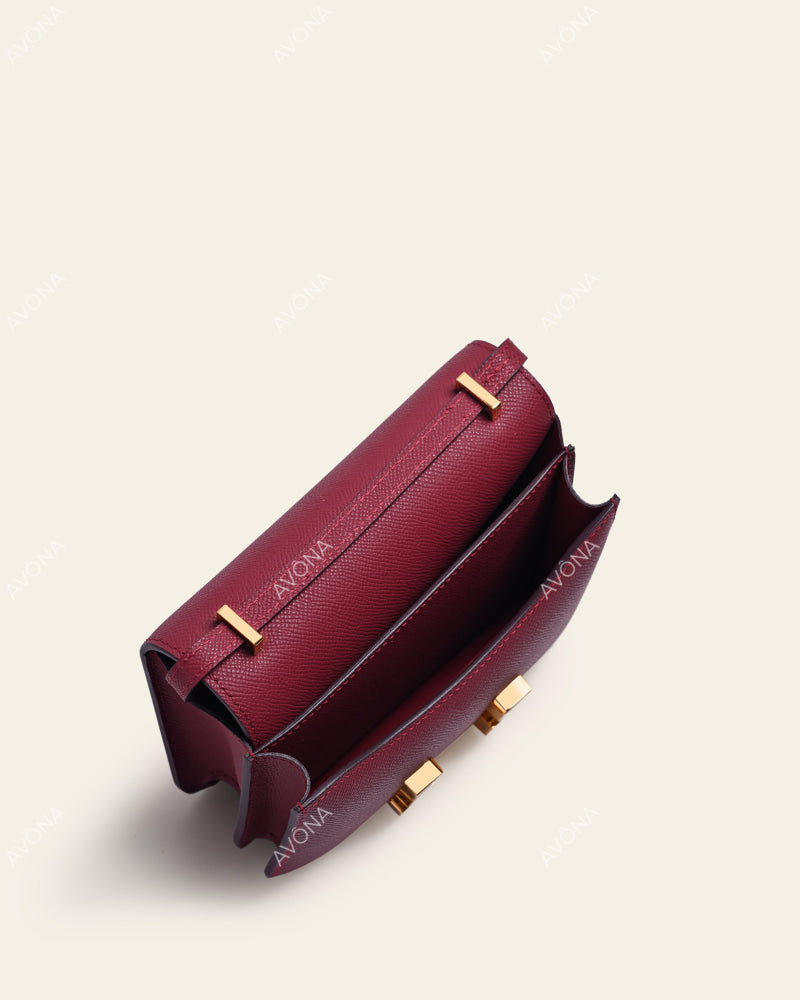 VENICE BORDEAUX - XS (18x16x4cm) / GOLD